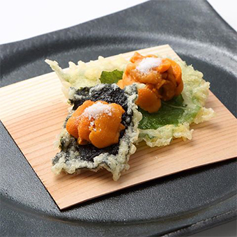 Enjoy! Japanese Gourmet "Tempura" embellished with Beverly Hills opulence......